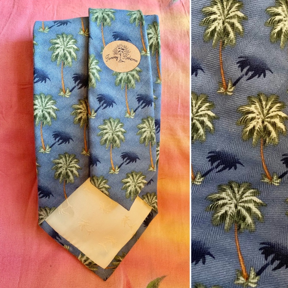 Tommy Bahama Silk Palm Tree Tie - Picture 5 of 7